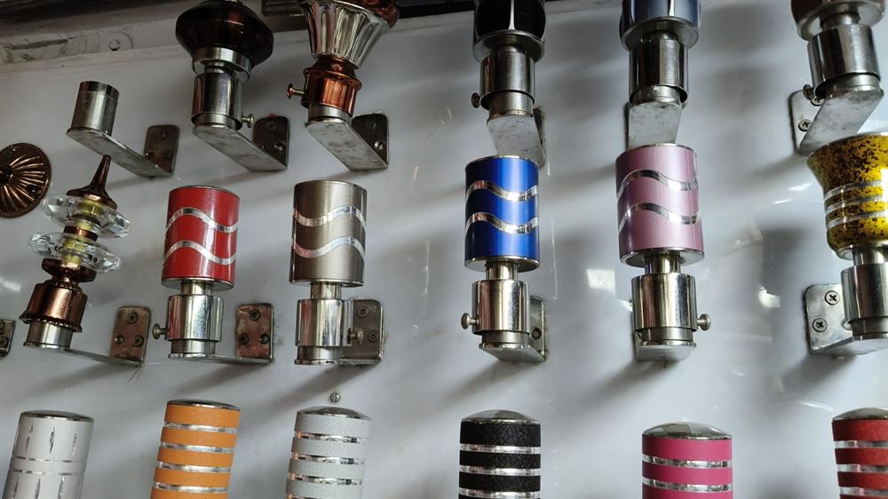 Decorative Curtain Rod Brackets and Finials