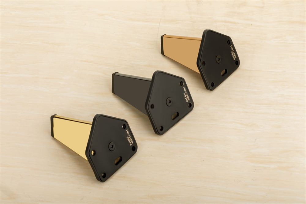 Trapezoidal Metal Furniture Legs with Mounting Plates