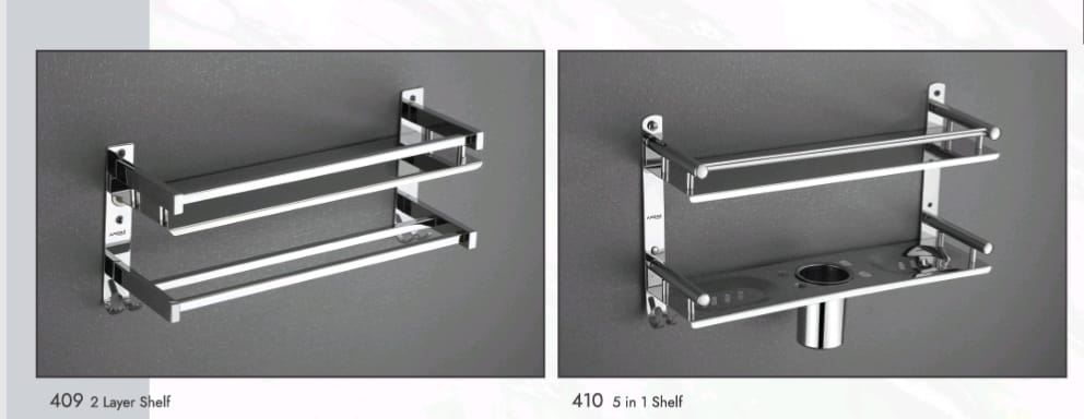 Wall Mounted Bathroom Shelf Systems