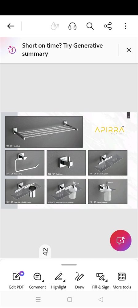 Chrome Plated Bathroom Accessories Square Design
